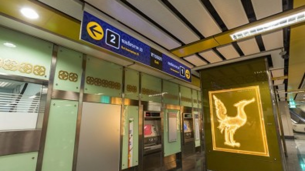 泰國曼谷全新地鐵站設限時免費試搭