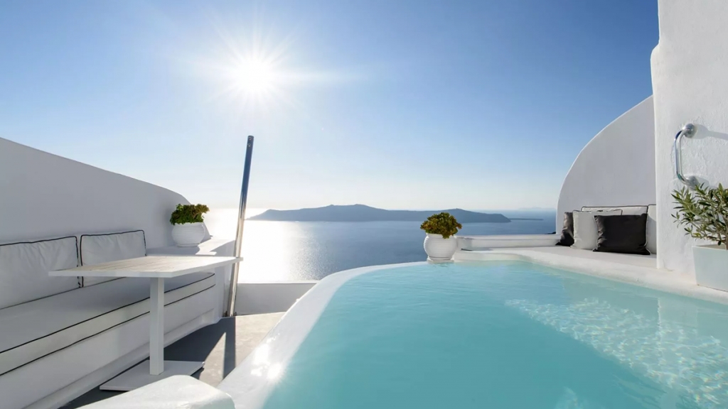 希臘無邊際泳池別墅酒店