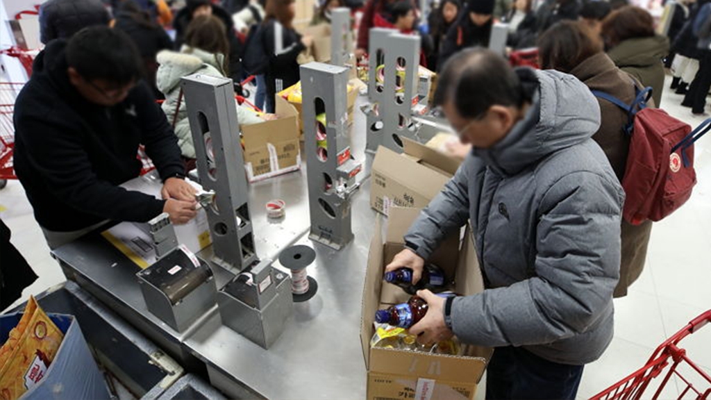 韓國超市停止供應紙箱延期至2020實施
