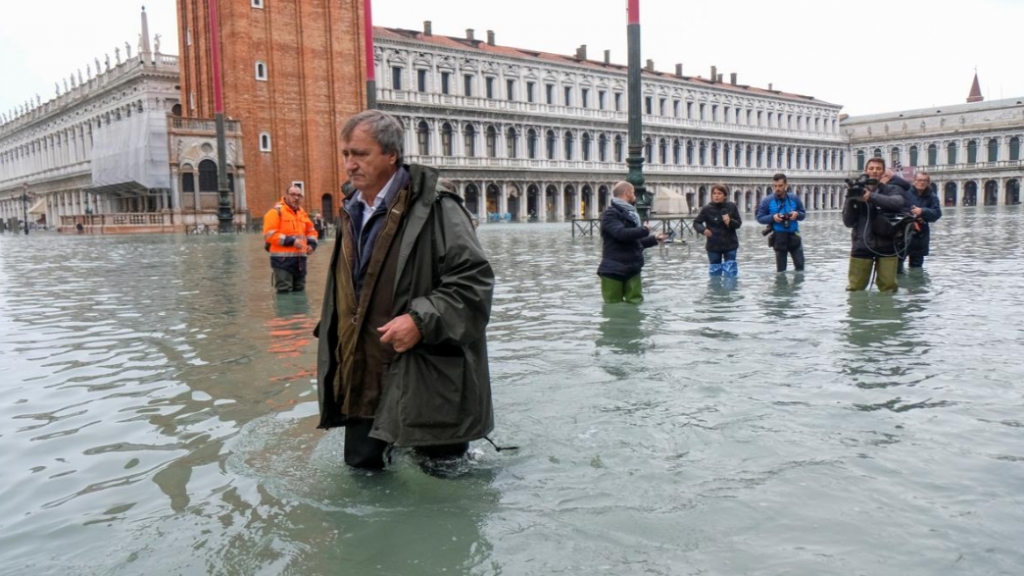 意大利威尼斯遇50年來最嚴重水災