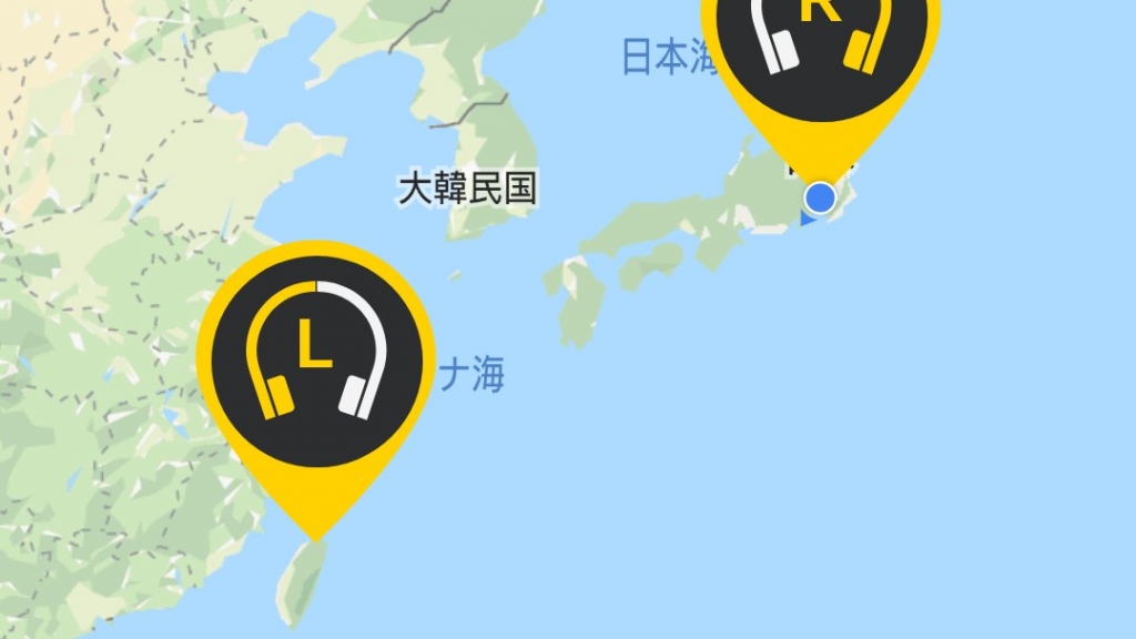 日本學生旅行不小心跌無線耳機