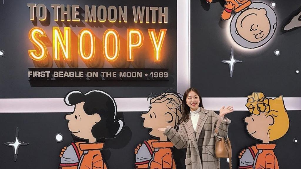 Snoopy X NASA 藝術展首爾開幕