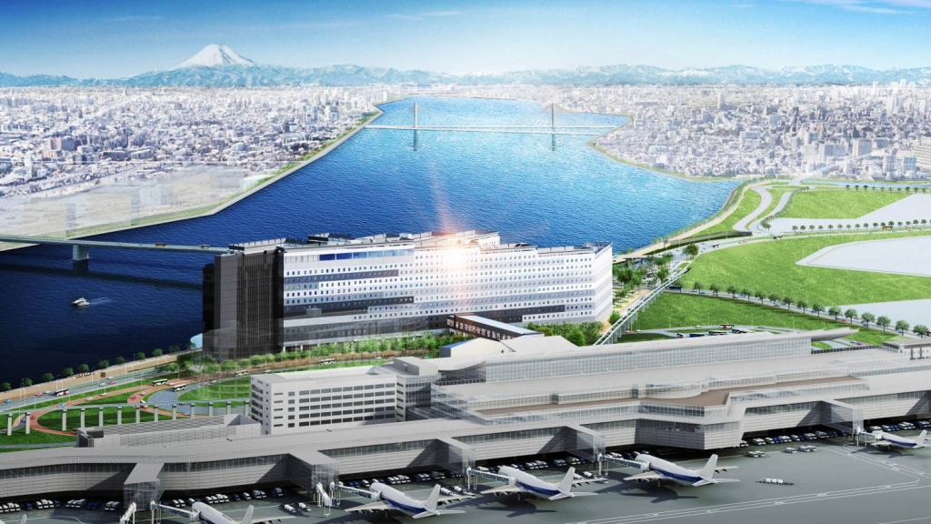  羽田機場花園(Airport Garden) 2023年1月開業 集結酒店及大型商場 溫泉眺望富士山