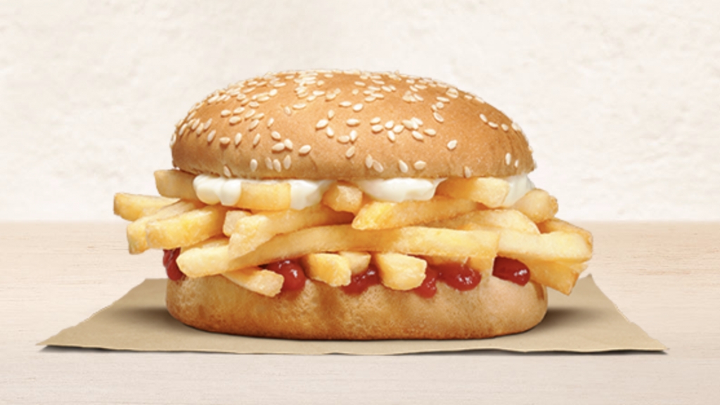 紐西蘭Burger King新出薯條漢堡