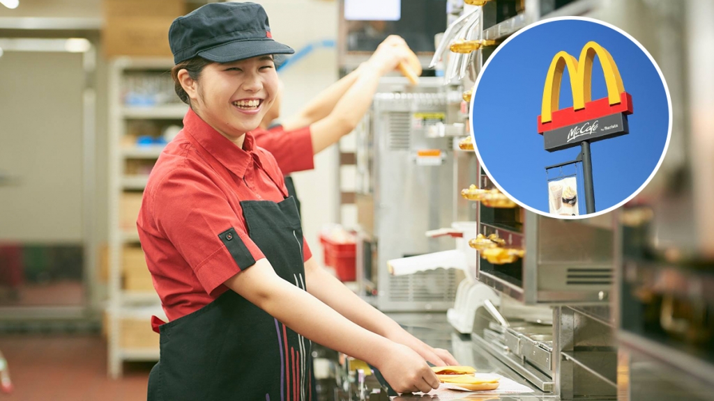 日本麥當勞禁止員工戴口罩
