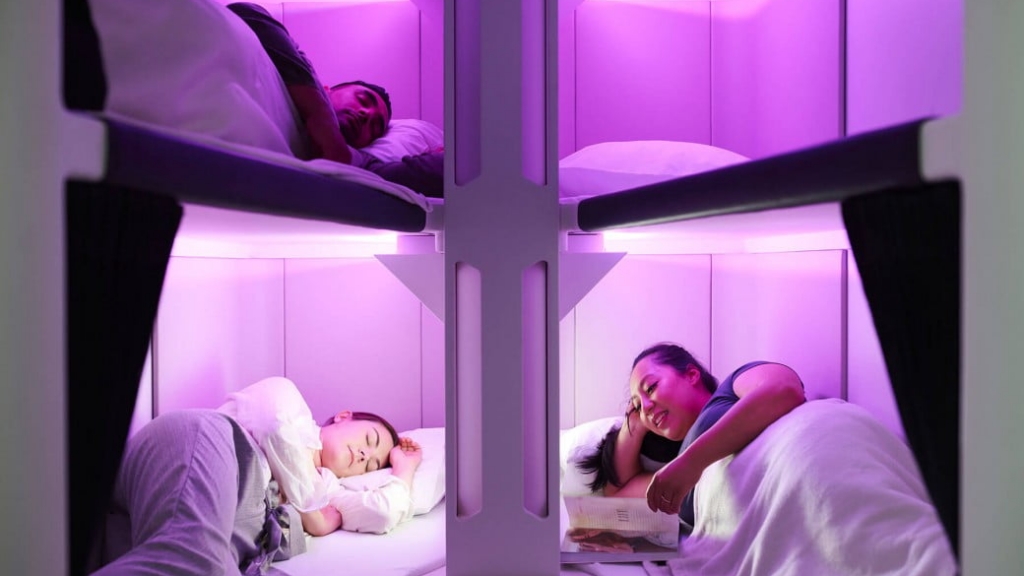 紐西蘭航空經濟艙有床攤低瞓