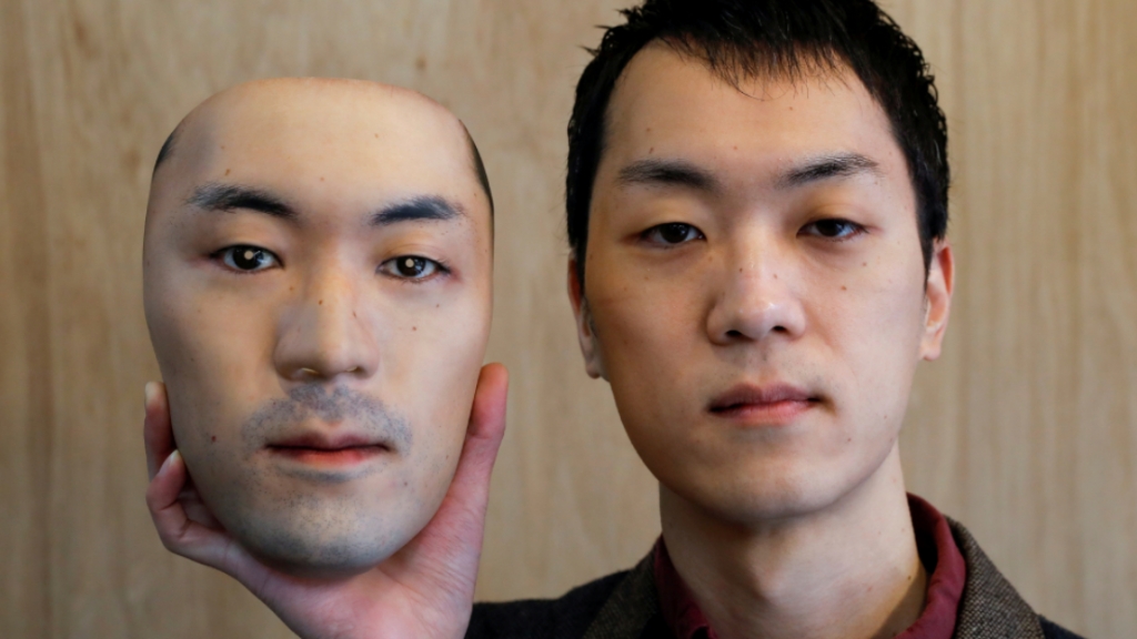日本面具店賣真人臉面具