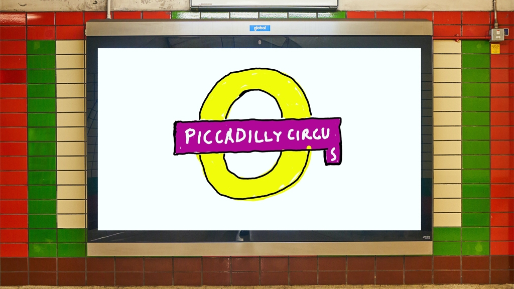 David Hockney重繪倫敦地鐵站牌惹劣評