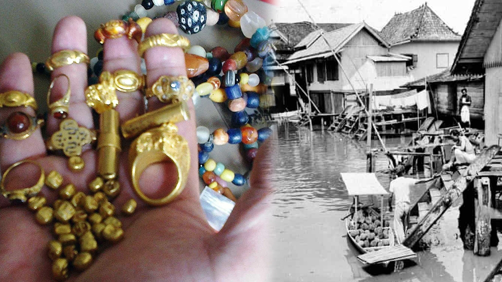 印尼打撈到千萬金銀珠寶