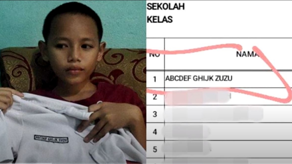 印尼男童名叫「ABCDEFGHIJK」意外爆紅
