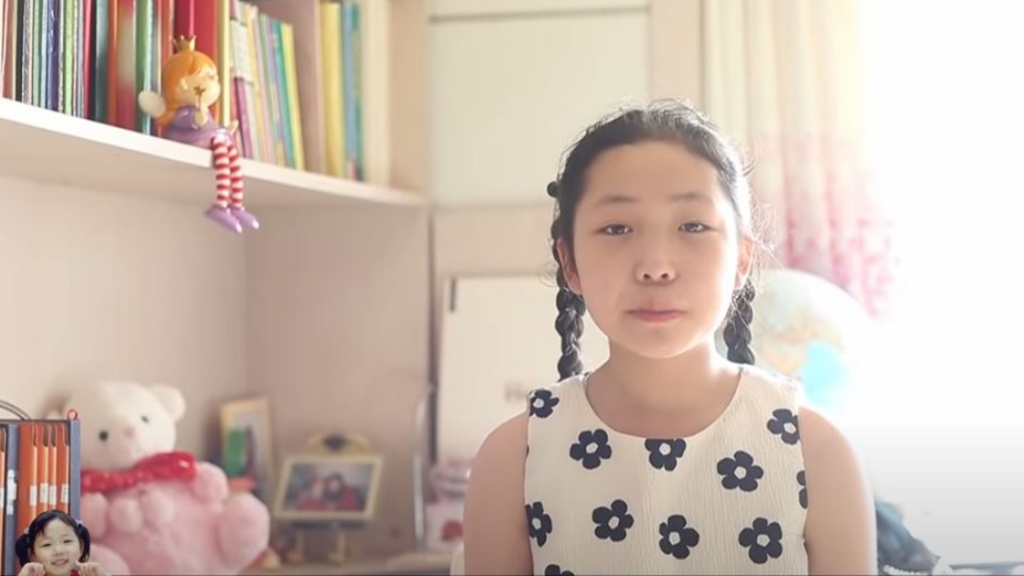 11歲少女大騷英式口音介紹北韓