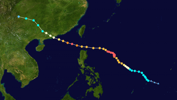 颱風尼格｜八號風球尼格秋季來襲打破50年紀錄 歷年來11月兩個同名風球均8號以上級數