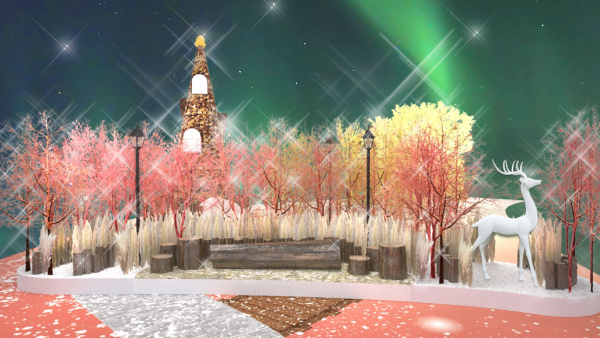 聖誕好去處｜元朗YOHO冬日雪國小鎮6大打卡位率先睇！6米巨型樹屋/2萬顆小燈泡森林/北歐玻璃屋/極光體驗館