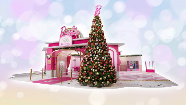聖誕好去處2022｜將軍澳Barbie酒店主題展6大打卡位一覽！夢幻粉紅大堂/復古櫥窗、2大互動遊戲/期間限定店