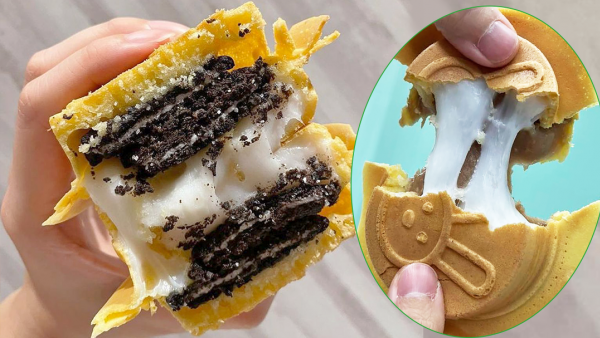 葵廣掃街人氣爆餡車輪餅／格仔餅　朱古力繽紛樂／Oreo麻糬／芋泥肉鬆／阿華田