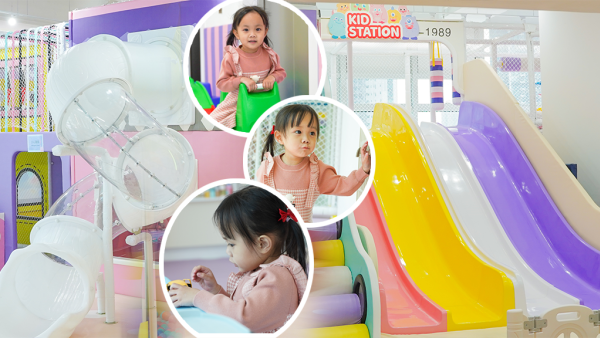 荃灣好去處｜全新8000呎室內兒童遊樂場Kidstation！19大遊玩區/無敵落地玻璃/糖果色裝修(附地址/前往方法/收費/預約詳情)