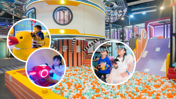 親子好去處｜荃灣愉景新城8千呎遊樂場Childlike童心樂園 11大主題區/2層高爬行迷宮/水上漂流船