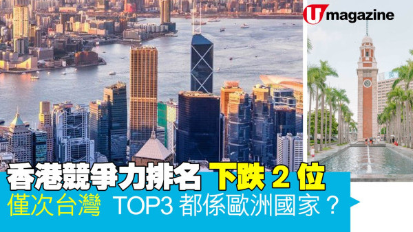《2023年世界競爭力年報》出爐！ 香港競爭力排名下跌2位 僅次台灣
