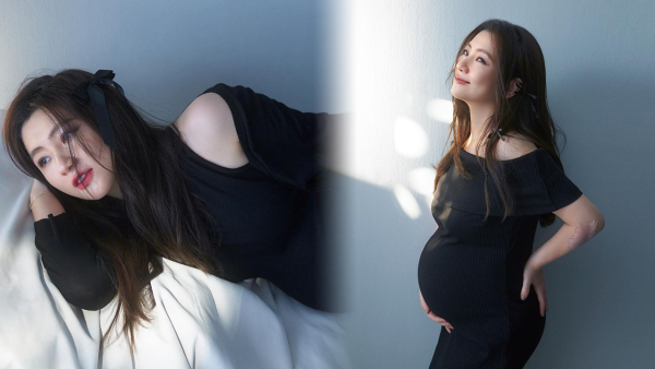 台灣女星S.H.E成員Selina懷孕八個月孕照曝光！網友大讚她為「最美孕婦」！