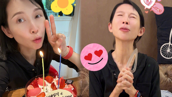 蔡少芬50歲生日公開素顏慶生照！曾透露非「天生瘦底」靠飲食維持好身材！