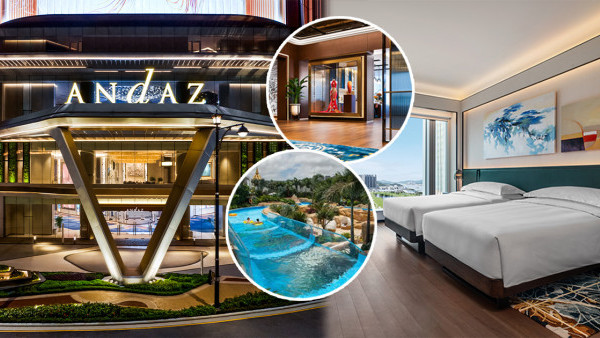 澳門安達仕酒店｜全球最大安達仕酒店澳門開幕！700多間房/中葡色彩裝潢/室內恆溫泳池+暢玩7萬5千呎空中水上樂園(附期間限定住宿優惠)