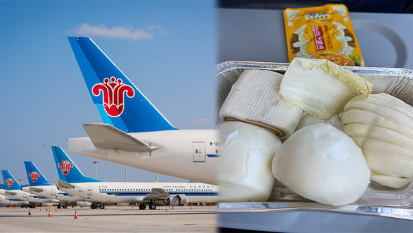 KOL分享奇葩飛機餐「4個饅頭加1片白菜」網民反批事主無知：白菜係咁用！