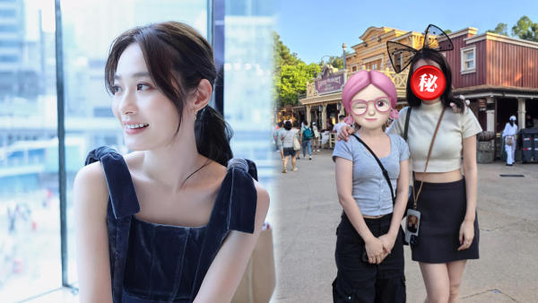 「TVB最靚花旦」蔡潔迪士尼被偶遇！淡妝示人獲讚真人氣質更出眾！