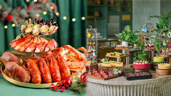 自助餐優惠｜富麗敦海洋公園酒店自助餐買2送1 聖誕自助餐低至63折