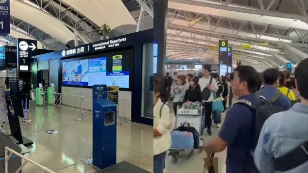 網民：關西機場飛機不等人 1事錯過登機時間！行李被扔出飛機