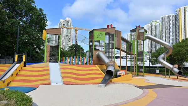 深水埗公園共融遊樂場正式啓用！設康文署遊樂場最高及最長滑梯！