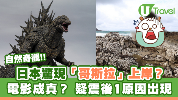 日本驚現「哥斯拉」上岸 電影成真？疑震後1原因出現