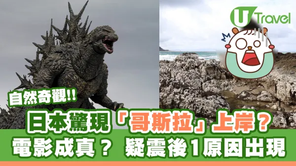 日本驚現「哥斯拉」上岸 電影成真？疑震後1原因出現