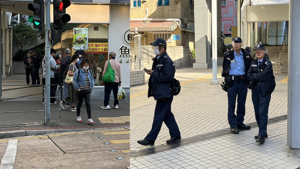 黃大仙港鐵站外嚴打亂過馬路 2分鐘內捉4行人罰$2000