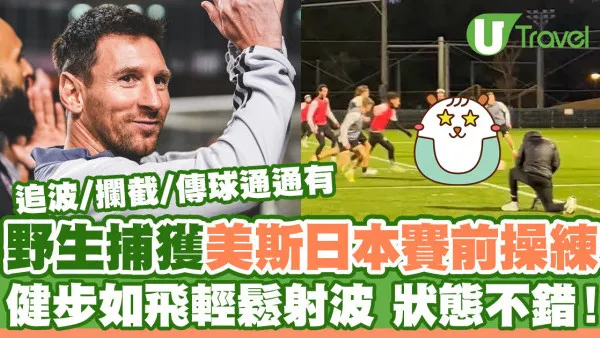 美斯日本｜野生捕獲美斯日本賽前操練  健步如飛狀態不錯