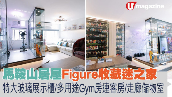蝸居睇樓團｜馬鞍山居屋Figure收藏迷之家  特大玻璃展示櫃/多用途Gym房連客房/走廊儲物室