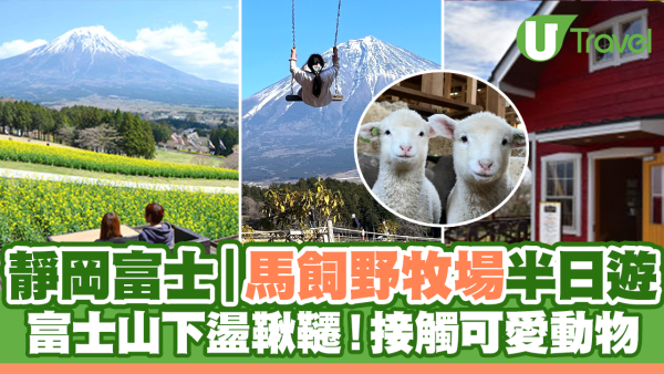 靜岡富士馬飼野牧場半日遊！壯觀富士山下盪鞦韆！