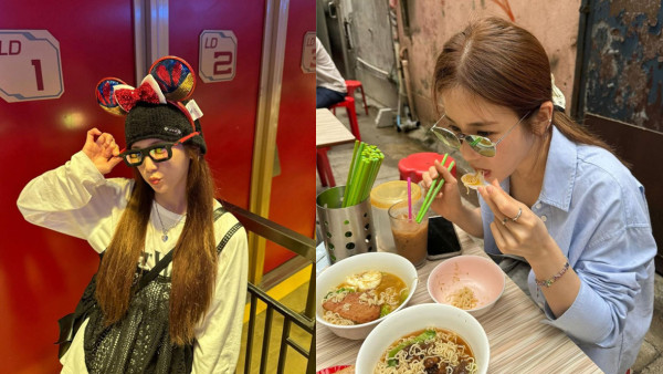 Apink成員初瓏秘密遊香港！食盡點心/豬扒麵/大玩迪士尼樂園