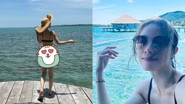 鄧麗欣海島度假「出股惑」！激罕曬泳裝照 Fit爆身材超吸睛