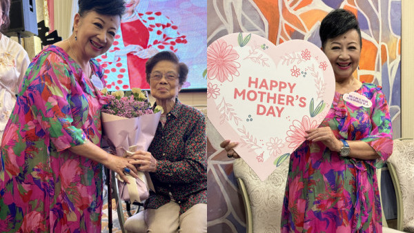 薛家燕與長者提早慶祝母親節 即場教跳十字步增強健康活力