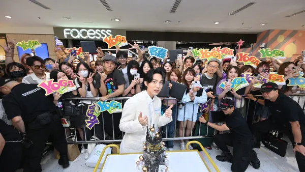 林宥嘉來港出席護膚品活動 獲香港歌迷驚喜提早慶生