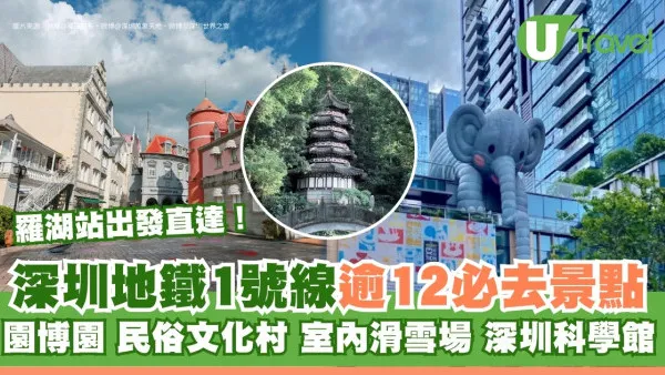 深圳地鐵1號線景點｜羅湖站出發直達 沿線逾12大必玩地方商場美食