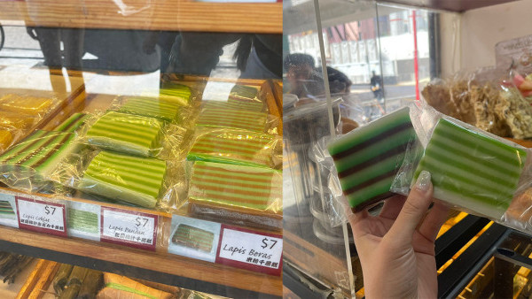 旺角$8斑蘭椰汁千層糕！大大件煙韌Q彈 正宗印尼特色糕點