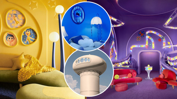 Inside Out 2｜Airbnb推出《玩轉腦朋友2》民宿 入住大腦總部！設阿樂、阿愁主題房間