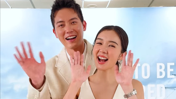 麥明詩盛勁為婚後首度夫妻檔搵銀 全程拖手拖到實大放閃光彈羡煞旁人