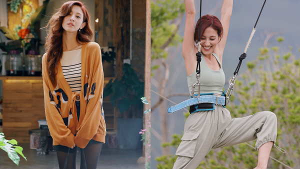 陳凱琳遊麗江古城打卡！挑戰空中飛人高危動作