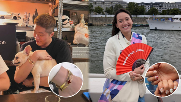 張家朗何詩蓓出戰幸運物 近十萬黃金首飾／奧運靚Gel甲！