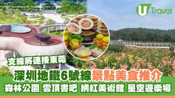 深圳地鐵6號線景點｜直達光明區沿線景點美食逾10大推介 森林公園/雲頂書吧/網紅美術館