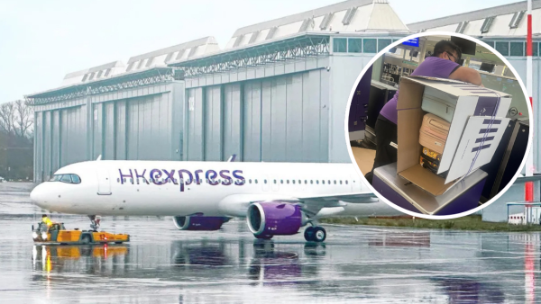 旅客搭HK Express用紙皮箱包起三件行李當一件！網民紛紛支持以牙還牙