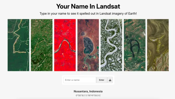 近期爆紅「NASA地球英文名」以海洋/沙漠/雪地拼湊你的個性名字