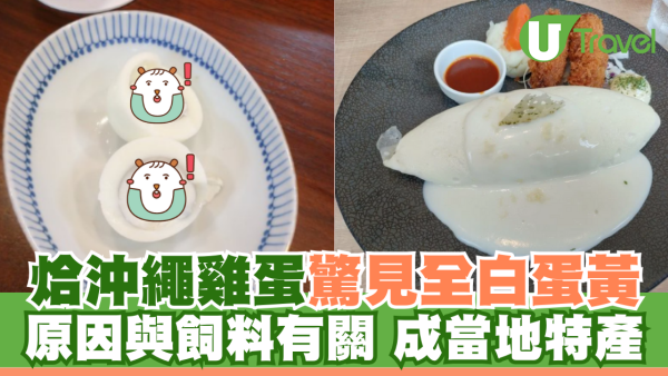 烚沖繩雞蛋驚見全白蛋黃  原因與飼料有關！成當地特產